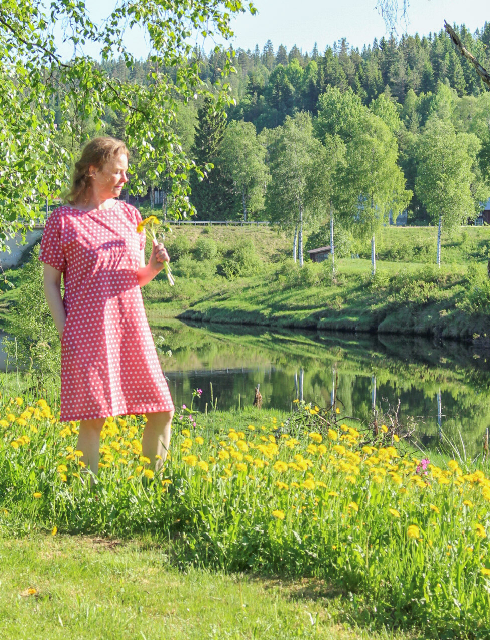 vävt bomullstyg, semester, annette